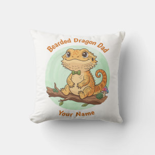 Oreiller personnalisé pour papa de dragon barbu