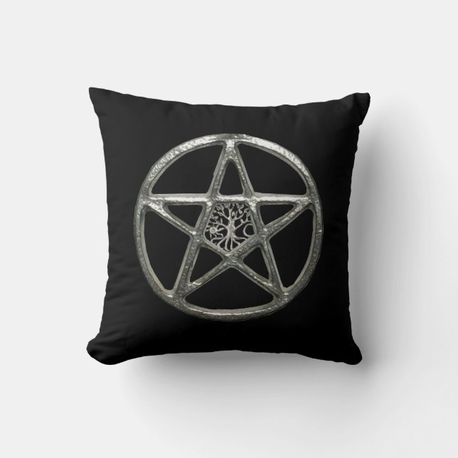 Oreiller Réversible Arbre de Vie Pentacle (Recto)