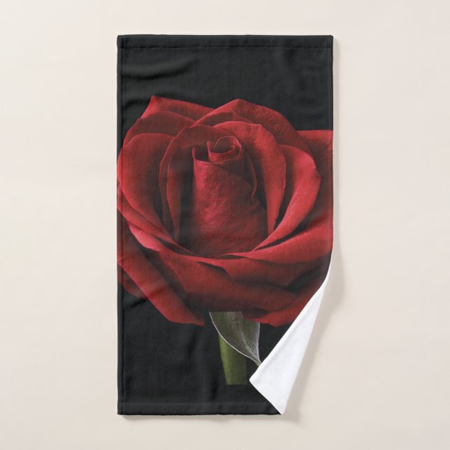 oreiller rouge (Serviette à main)