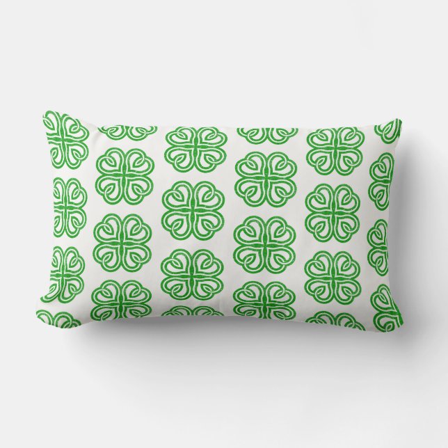 Oreiller trèfle de la Saint-Patrick (Recto)