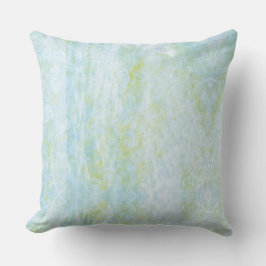 Oreiller Turquoise Et Jaune Doux