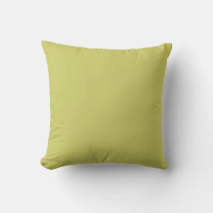 oreiller vert doux en feuilles solides