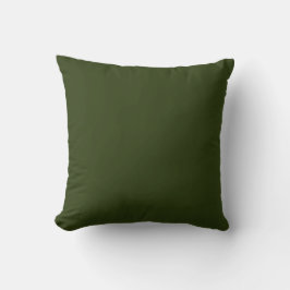 Oreiller vert foncé