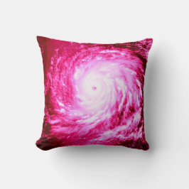 Oreillers à lancer à spirale rose
