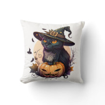 Oreillers à lancer Citrouille d'Halloween