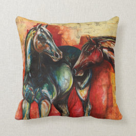 Oreillers à lancer d'art "Blue and Gus"