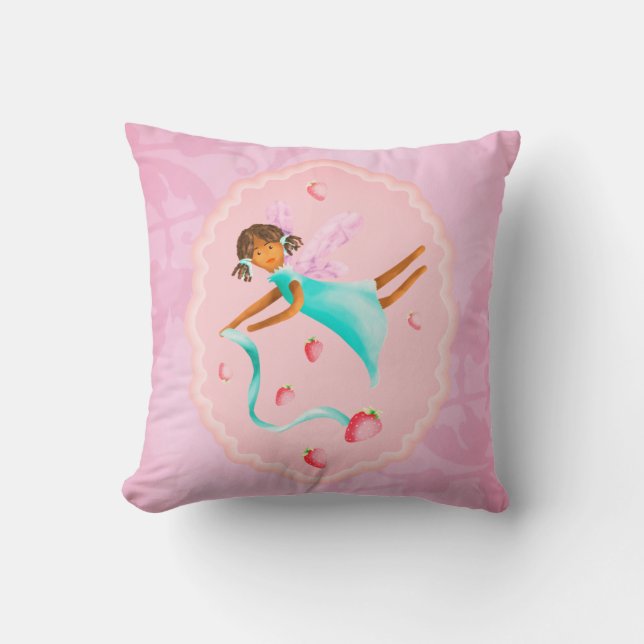 Oreillers à lancer de fraises (Recto)