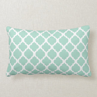 Oreillers à lancer marocain vert et blanc