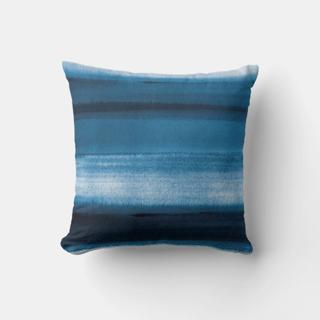 Oreillers à lancer Ombre de couleur bleu marine (Recto)