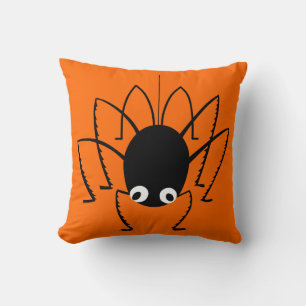 Oreillers à lancer orange d'Halloween