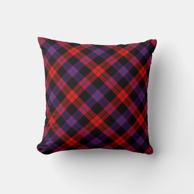 Oreillers à lancer Plaid Brown Tartan Coussin mode (Recto)