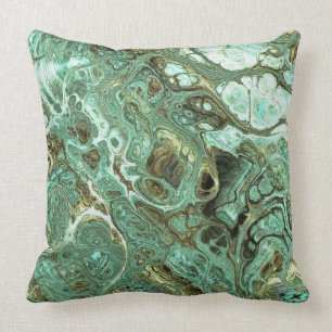 Oreillers à lancer vert et gris
