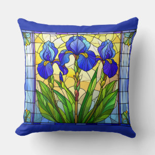 Oreillers à projectile Floral Iris