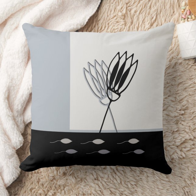 Oreillers à projectile floral rustique minimes (Couverture)