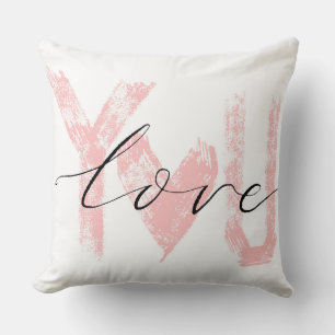 Oreillers de la Saint-Valentin à rayures Melon Je 