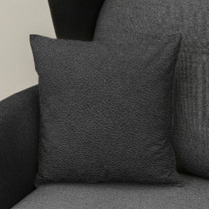 Oreillers en cuir Faux Noir