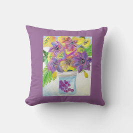 Oreillers fleuris