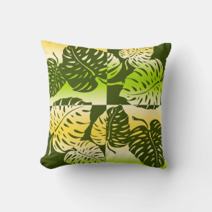 Oreillers Makua Monstera Hawaiian Striped Blend