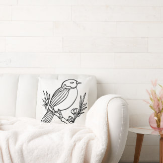 Oreillers oiseaux 