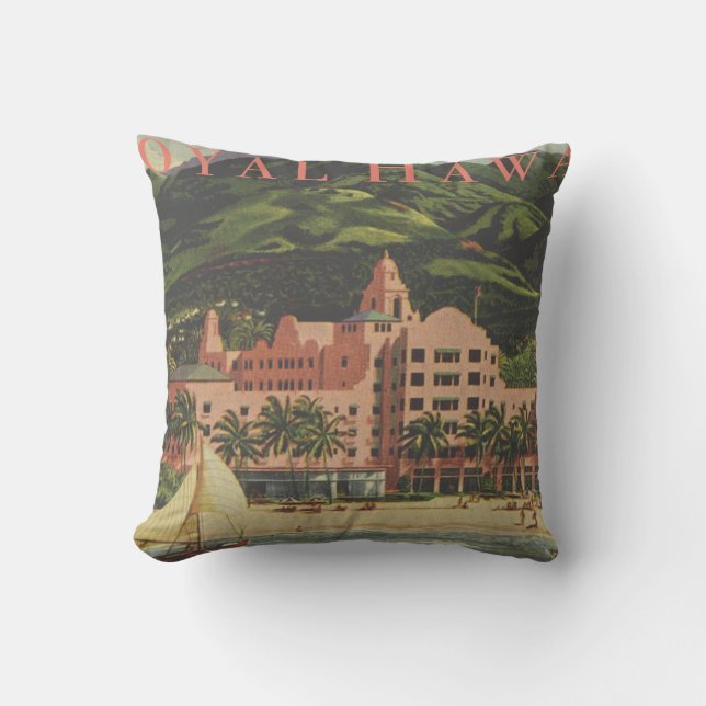 Oreillers vintage Royal Hawaiian (Recto)