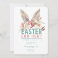 Oreilles de lapin | Invitation à la chasse aux œuf