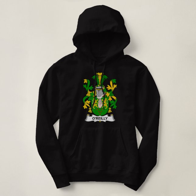 O'Reilly Coat of Arms Familienwappen Hoodie (Design vorne)