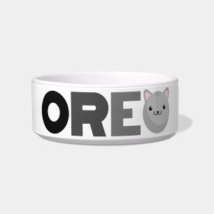 Oreo Gray oder Ginger Cat Bowl Napf