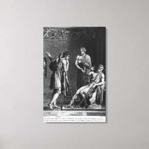 Orestes und Pyrrhus Leinwanddruck