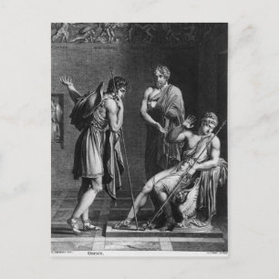 Orestes und Pyrrhus Postkarte