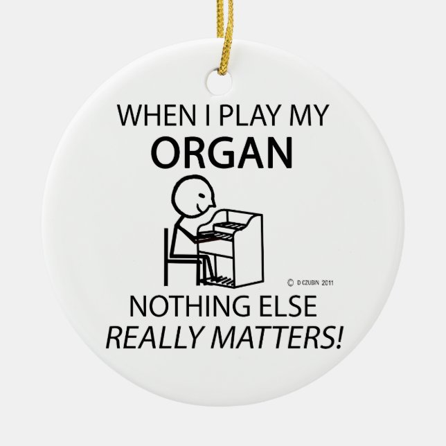 Organ nichts anderes zählt keramik ornament (Vorne)