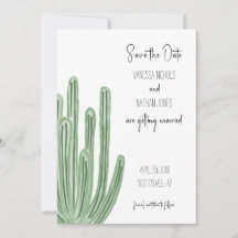 Organ Pipe Kaktus Save the Date Einladung