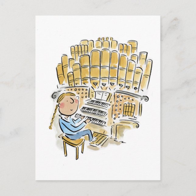Organ Postkarte (Vorderseite)