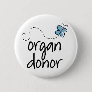 Organ-Spender-Knopf Button