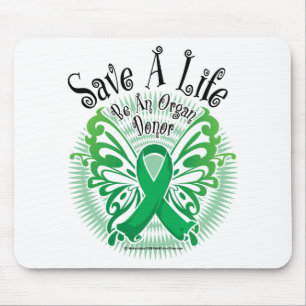 Organ-Spender-Schmetterling 3 Mousepad