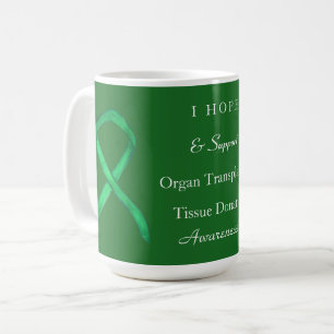 Organ- und Gewebespende Sensibilisierungskampagne  Kaffeetasse