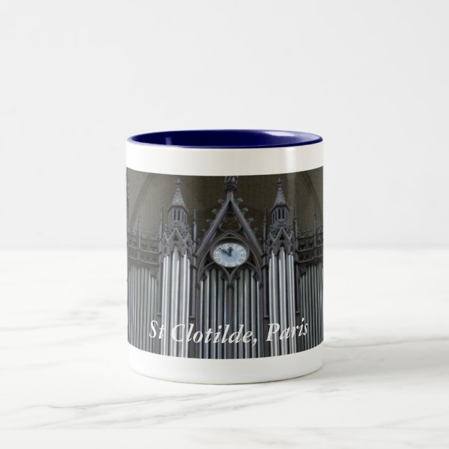 Organ von St. Clotilde, Paris Zweifarbige Tasse (Mittel)