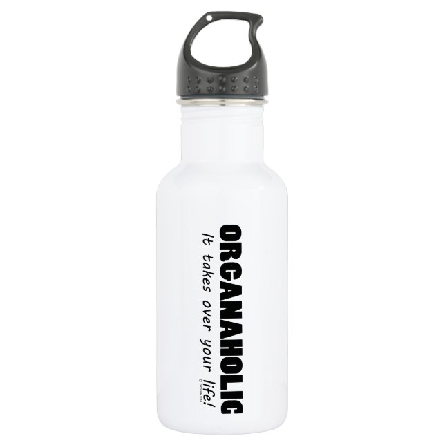 Organaholisches Leben Trinkflasche (Vorderseite)