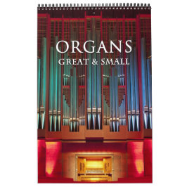 Organe groß und kleine Kalendervertikale Kalender