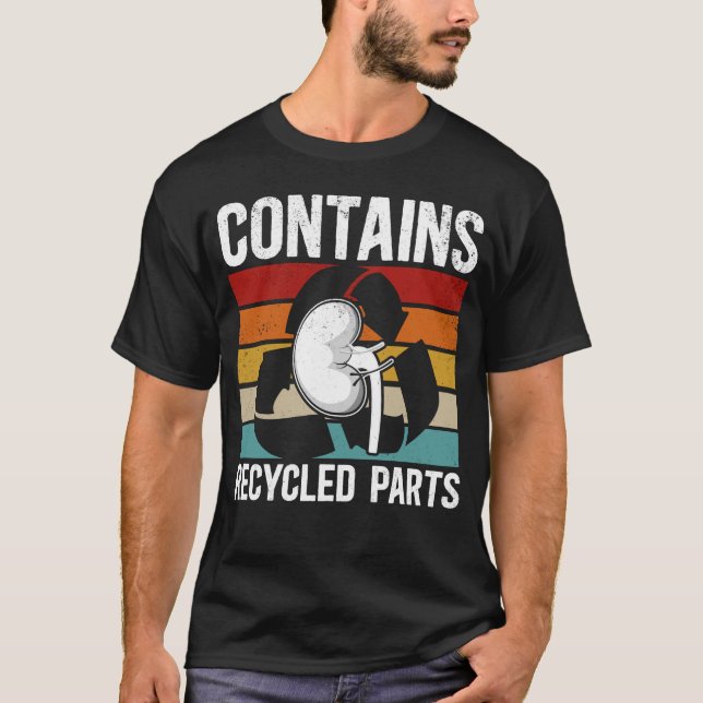 Organempfänger Niedlich Nierentransplantation T-Shirt (Vorderseite)