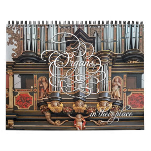 Organes à leur place - calendrier horizontal