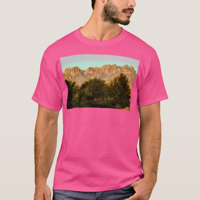 Organgebirge mit Pekanbäumen (New Mexico) T-Shirt (Vorderseite)