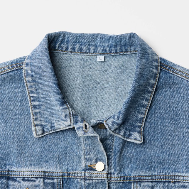 Organic Cosmetics Denim Jacket Jeansjacke (Halsband)