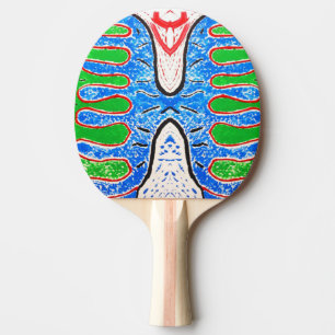 "Organic Reflex" – Künstlerisches Ping-Pong-Schläg Tischtennis Schläger