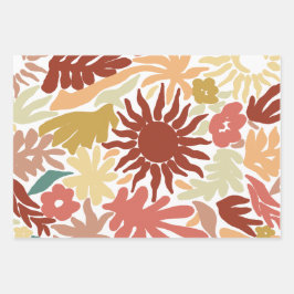 ORGANIC SHAPES  GESCHENKPAPIER SET