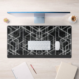 Organisateur de bureau Abstrait en noir hexagonal