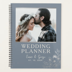 Organisateur de mariage Photo Bleu Poussiéreux