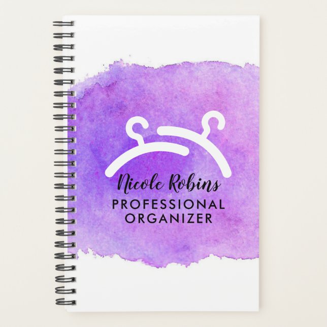 Organisateur professionnel couleur aquarelle (Devant)