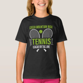 Organisation der personalisierten Tennisklubliga T-Shirt