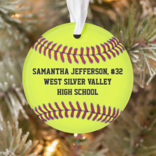 Organisation sportive de softball rond personnalis