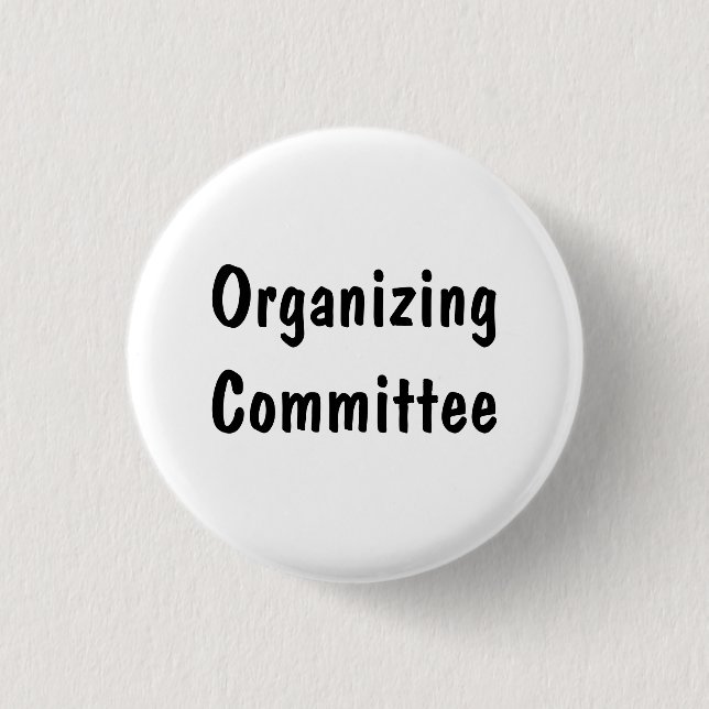 Organisationskomitee Button (Vorderseite)